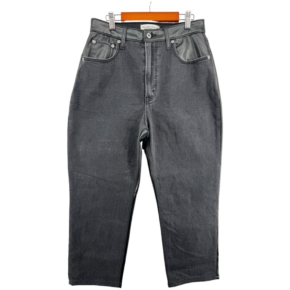 Abercrombie & Fitch The Ankle Straight Ultra High Rise (Curve Love) 10/short